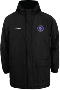 JA ELITE FC admiral Bench Coat- Black (E_N)